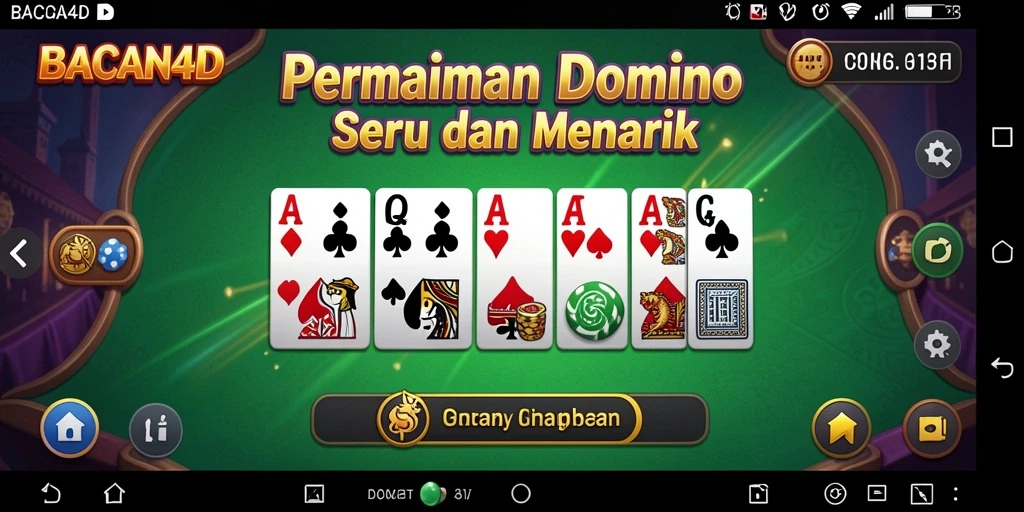 Tampilan menarik gameplay Domino di BACAN4D.