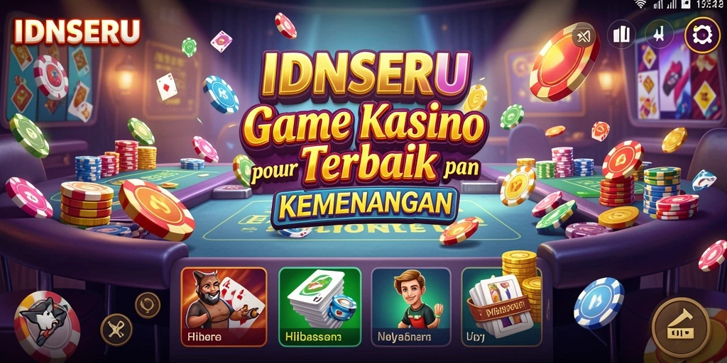 Tampilan gameplay mengasyikkan di IDNSERU yang menegangkan.
