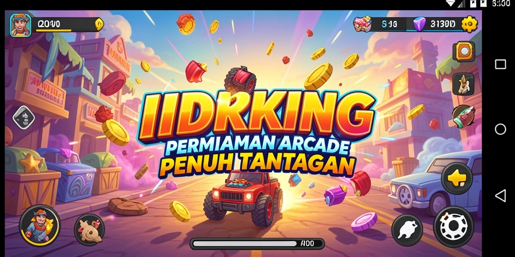 Tampilan gameplay seru dan penuh warna dari IDRKING.