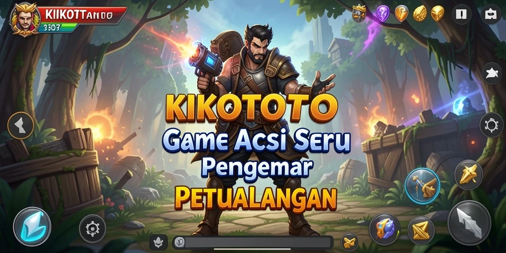 Screenshot KIKOTOTO menampilkan pengalaman aksi yang mendebarkan.