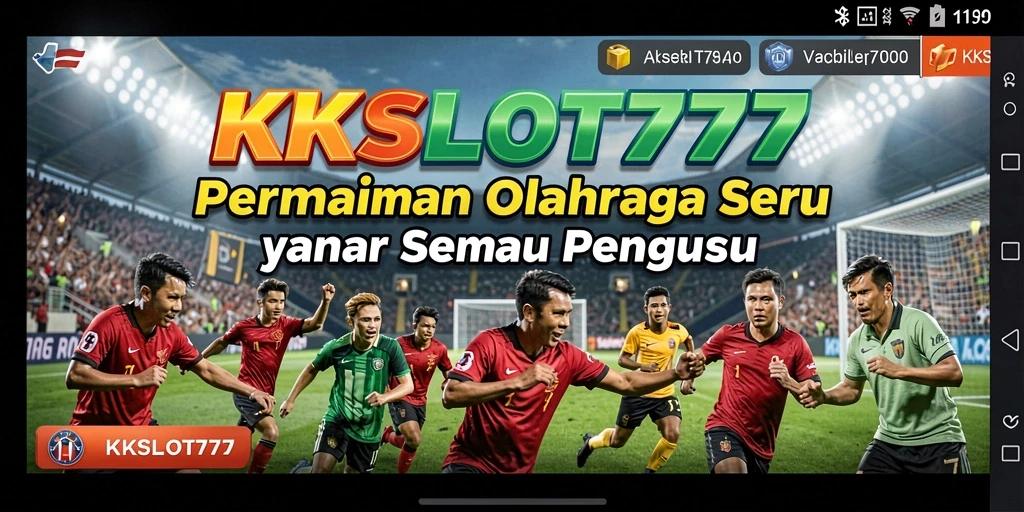 Tampilan gameplay KKSLOT777 yang menarik dan mendebarkan.