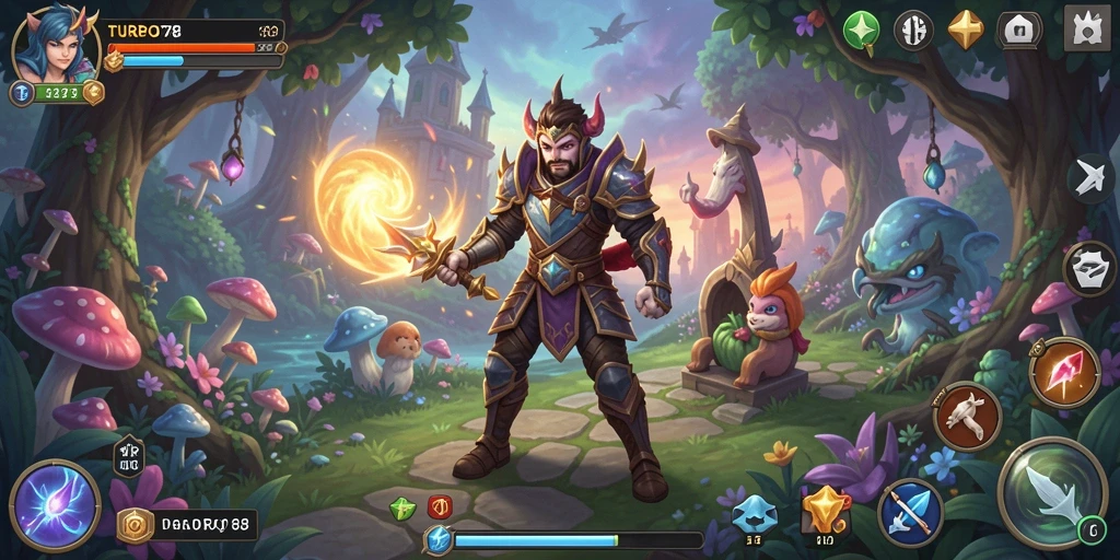 Screenshot gameplay dari TURBO78 yang menampilkan aksi mendebarkan.