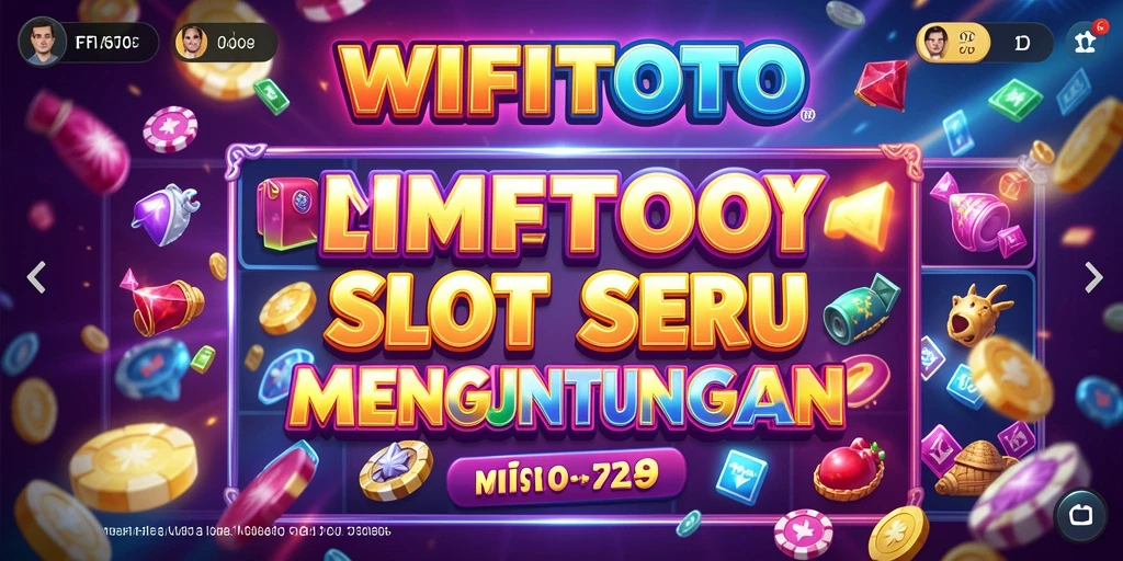 Tampilan gameplay menarik dari WIFITOTO yang penuh warna.